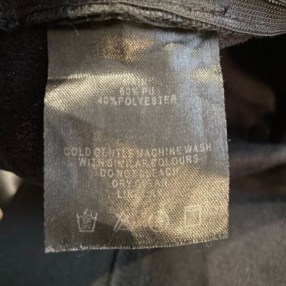 Manière de Voir Womens Quilted Faux Leather Leggings 4 High Waist Gothcore Moto - Picture 7 of 7